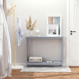 Rackhams Wooden Console Table Storage Drawer Shelf Entryway Display Stand