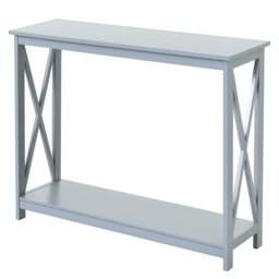 Rackhams Wooden Console Table Storage Drawer Shelf Entryway Display Stand - thumbnail 2