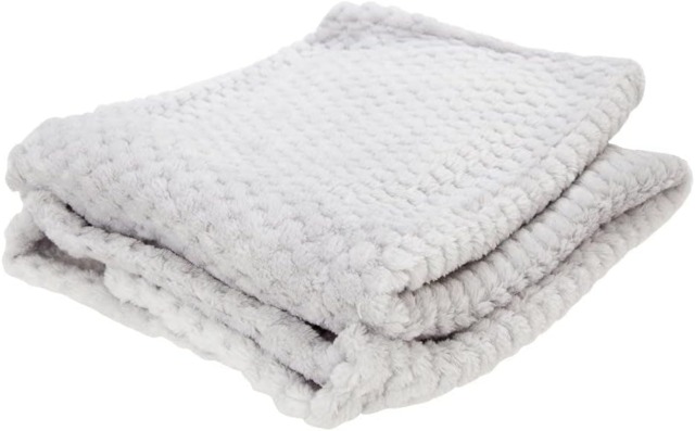 Rackhams Baby Polyester Waffle Blanket for Girl/Boy Super Soft Plain Design Wrap for Newborn Babies, Toddlers, Infants - All Seasons Comfort 75x100 CM - Sisal - image 1