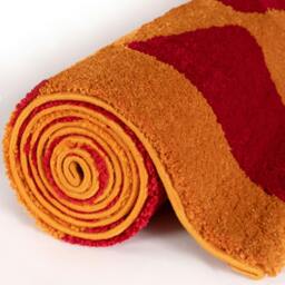 Rackhams Joli Checkered Red & Orange Rug - 160X230 cm - thumbnail 5