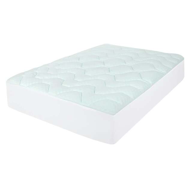 Rackhams Bamboo Memory Foam Mattress Topper 3cm Double Super King Single Fitted Skirt - Small Double/122x190cm - image 1