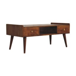 Rackhams Elevated Chestnut Media Unit - thumbnail 3