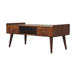 Rackhams Elevated Chestnut Media Unit - thumbnail 2