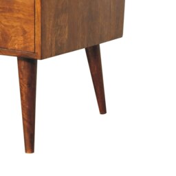 Rackhams Elevated Chestnut Media Unit - thumbnail 6