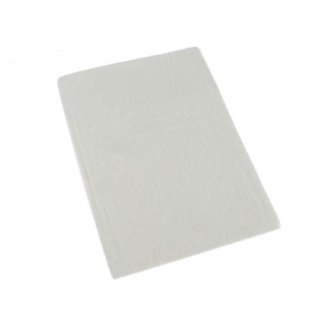 Rackhams 100% Brushed Cotton Cot Flat Sheet, 100 x 150 cm - Cream - image 1