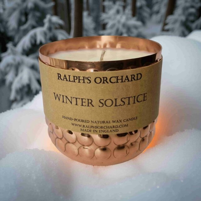 Rackhams Winter Solstice Scented Candle - Decorative Copper - image 1