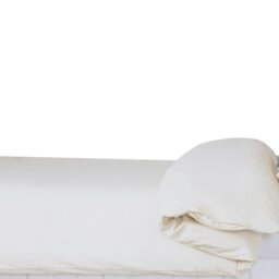 Rackhams 200 Thread Count Egyptian Blend Duvet Cover - White - Kingsize - White - 100% Cotton - thumbnail 2