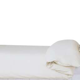 Rackhams 200 Thread Count Egyptian Blend Duvet Cover - White - Kingsize - White - 100% Cotton - thumbnail 1