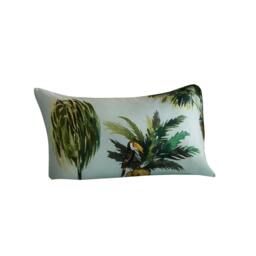 Rackhams Forsteriana Housewife Pillowcase (Pack of 2) - Light Blue/Green - One Size - Light Blue/Green - 100% Cotton