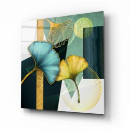 Rackhams Abstract Glass Wall Art 14 - 60x60cm - Tempered Glass (4 mm) - thumbnail 2
