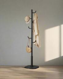 Rackhams Tall Cactus-Shaped Coat Rack – 8 Sturdy Hooks for Coats