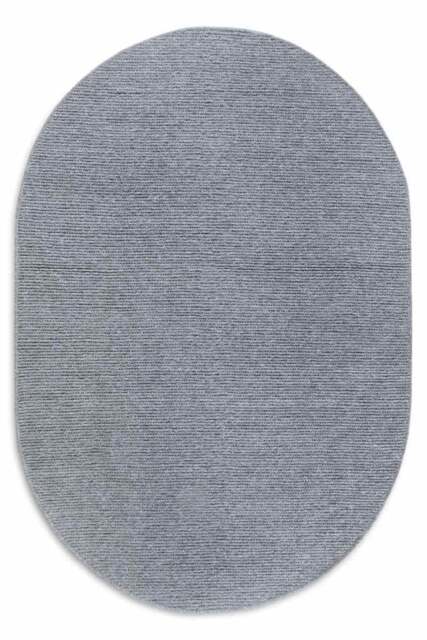 Rackhams Wool Rug Francois Grey - 160X130 cm oval - image 1