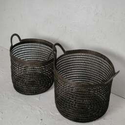 Rackhams Rattan Laundry basket for blankets - Natural - 35 - thumbnail 5