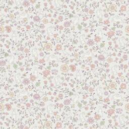 Rackhams Liberty Floral Bunny Trail Nursery Textured Wallpaper Lilac - thumbnail 1