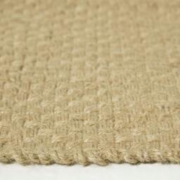 Rackhams Zaphyr Natural Handwoven Jute Rug with Tassels - 70 x 120 cm - thumbnail 4