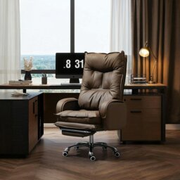 Rackhams Manaia Recliner Office Chair With Footrest, Swivel - thumbnail 4