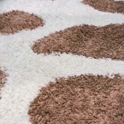 Rackhams Moodi Shaggy Terra Froth Rug - 80X150 cm - thumbnail 3