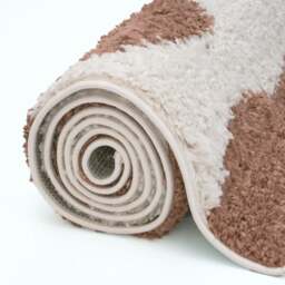 Rackhams Moodi Shaggy Terra Froth Rug - 80X150 cm - thumbnail 6