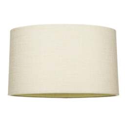 Rackhams Contemporary and Sleek Cream Linen Fabric Oval Lamp Shade 60w Maximum
