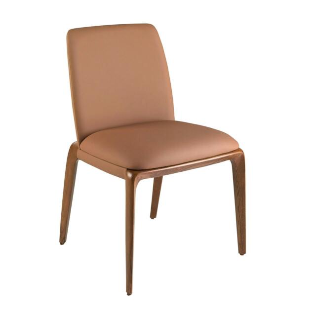 Rackhams Brown Leatherette Chair 4135 - image 1