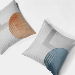 Rackhams Holden Velvet Cushion, 50 x 50cm - Rectangle - Orange - thumbnail 6