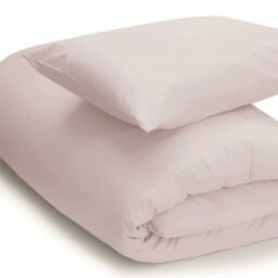 Rackhams Easycare Percale Duvet Cover - Powder Pink - Superking - Powder Pink - 50% Cotton/50% Polyester - thumbnail 2