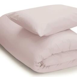 Rackhams Easycare Percale Duvet Cover - Powder Pink - Superking - Powder Pink - 50% Cotton/50% Polyester - thumbnail 1