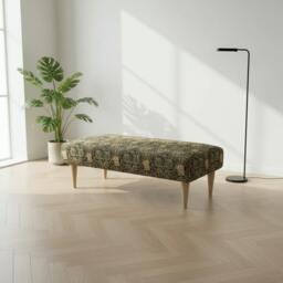 Rackhams Apartment Living Accent Bench – Stylish Compact Footrest for Modern UK Homes - 43 x 43 Inches (110 x 110cm) - thumbnail 5