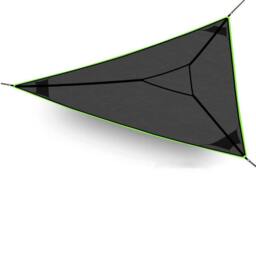 Rackhams Outdoor Portable Multi-Person Triangle Hammock - 400*400*400cm - Black - thumbnail 1