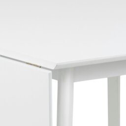 Rackhams Roxby Square Dining Table in White Included 4 Roxby Dining Chair in White - White - No - White - thumbnail 5