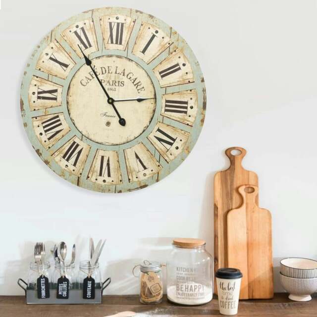 Rackhams Wall Clock Multicolour 60 cm MDF