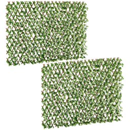 Rackhams 2 PCs Expanding Garden Trellis Fence 2m x 1m Privacy Screen for Garden Balcony - thumbnail 2