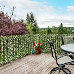 Rackhams 2 PCs Expanding Garden Trellis Fence 2m x 1m Privacy Screen for Garden Balcony