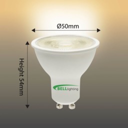 Rackhams GU10 Dimmable LED Spotlight 4.4W Energy Saving Light Bulbs - Pack of 10 - thumbnail 5