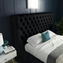 Rackhams Cambridge Bed - Double - 4ft6 - Black - thumbnail 3