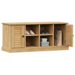 Rackhams Shoe Bench VIGO 106x35x40 cm Solid Wood Pine - thumbnail 3