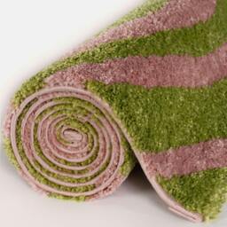 Rackhams Joli Striped Green & Pink Rug - 120X170 cm - thumbnail 6
