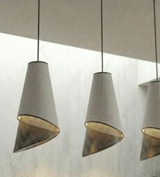 Rackhams MODA Pendant Lamp 3 x E27 Black / Grey - thumbnail 4