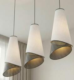 Rackhams MODA Pendant Lamp 3 x E27 Black / Grey - thumbnail 6