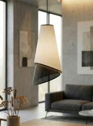 Rackhams MODA Pendant Lamp 3 x E27 Black / Grey - thumbnail 2