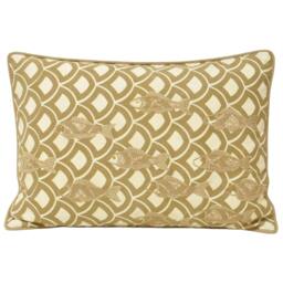 Rackhams Ionia Fish Cushion Cover - Driftwood - 35x50cm - Driftwood - 100% Cotton