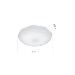 Rackhams Hex 26CM 12W(70W) Ceiling Lamp A Highly Efficient Modern Ceiling Lamp With Low Energy LED Light Source Included - thumbnail 5