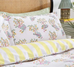 Rackhams Cath Kidston Lemon Trees White Duvet Cover Set - Single - thumbnail 3