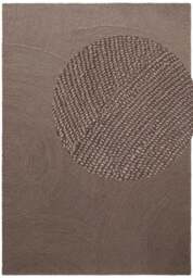 Rackhams Eleni Wool Rug – Natural Brown Colour - Ø 200 cm - thumbnail 2