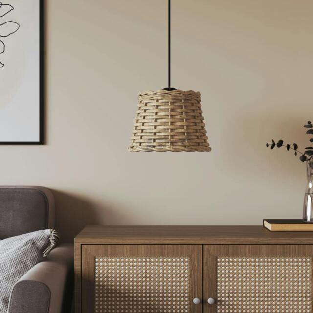 Rackhams Ceiling Lamp Shade Brown �_�”�_20x15 cm Wicker