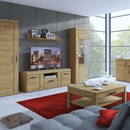 Rackhams Cortina 1 Drawer Coffee Table in Grandson Oak - Grandson Oak - Brown - 75 - thumbnail 4