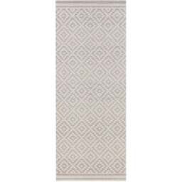 Rackhams Indoor - Outdoor Cream Raute Rug - 80X200 cm - thumbnail 1