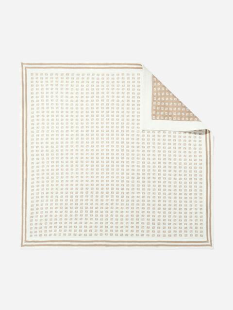 Rackhams Fendi Baby Cotton Blanket in Beige - Beige - One size - image 1