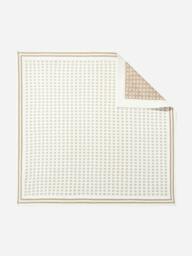 Rackhams Fendi Baby Cotton Blanket in Beige - Beige - One size - thumbnail 5