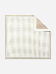 Rackhams Fendi Baby Cotton Blanket in Beige - Beige - One size - thumbnail 1